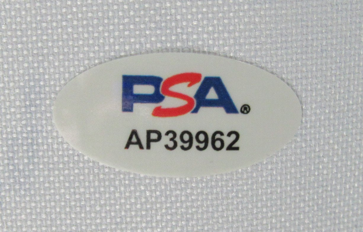 Franco Harris HOF Signed/Inscr Steelers Custom Football Jersey PSA/DNA 197430