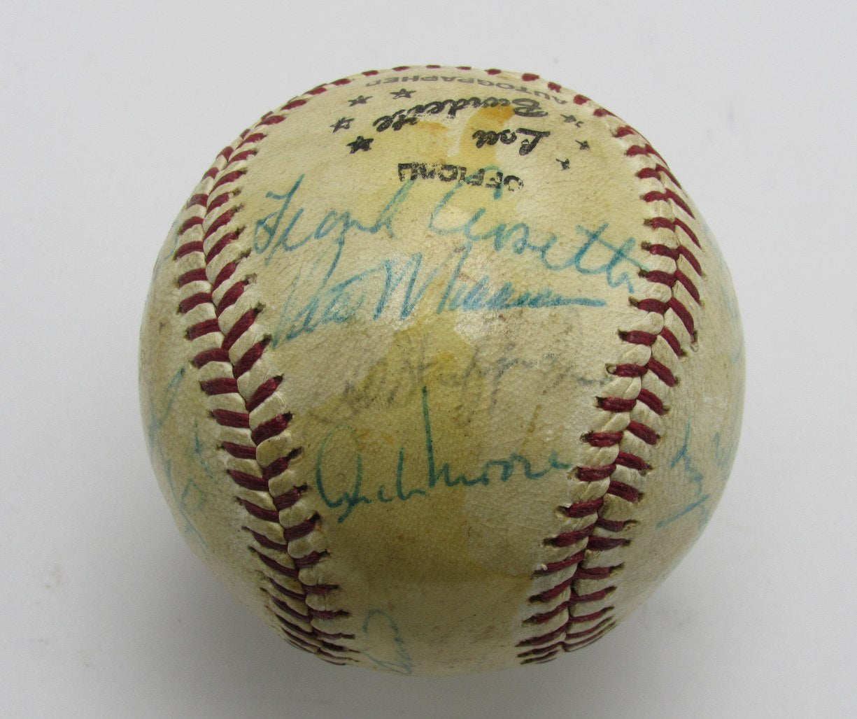 1964 Yankees Team Signed by 15 Official League Baseball Berra Rizzuto 196289