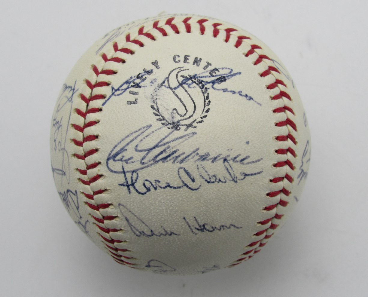 1968 Yankees Team Signed by (21) Pro League Baseball Mickey Mantle 196286