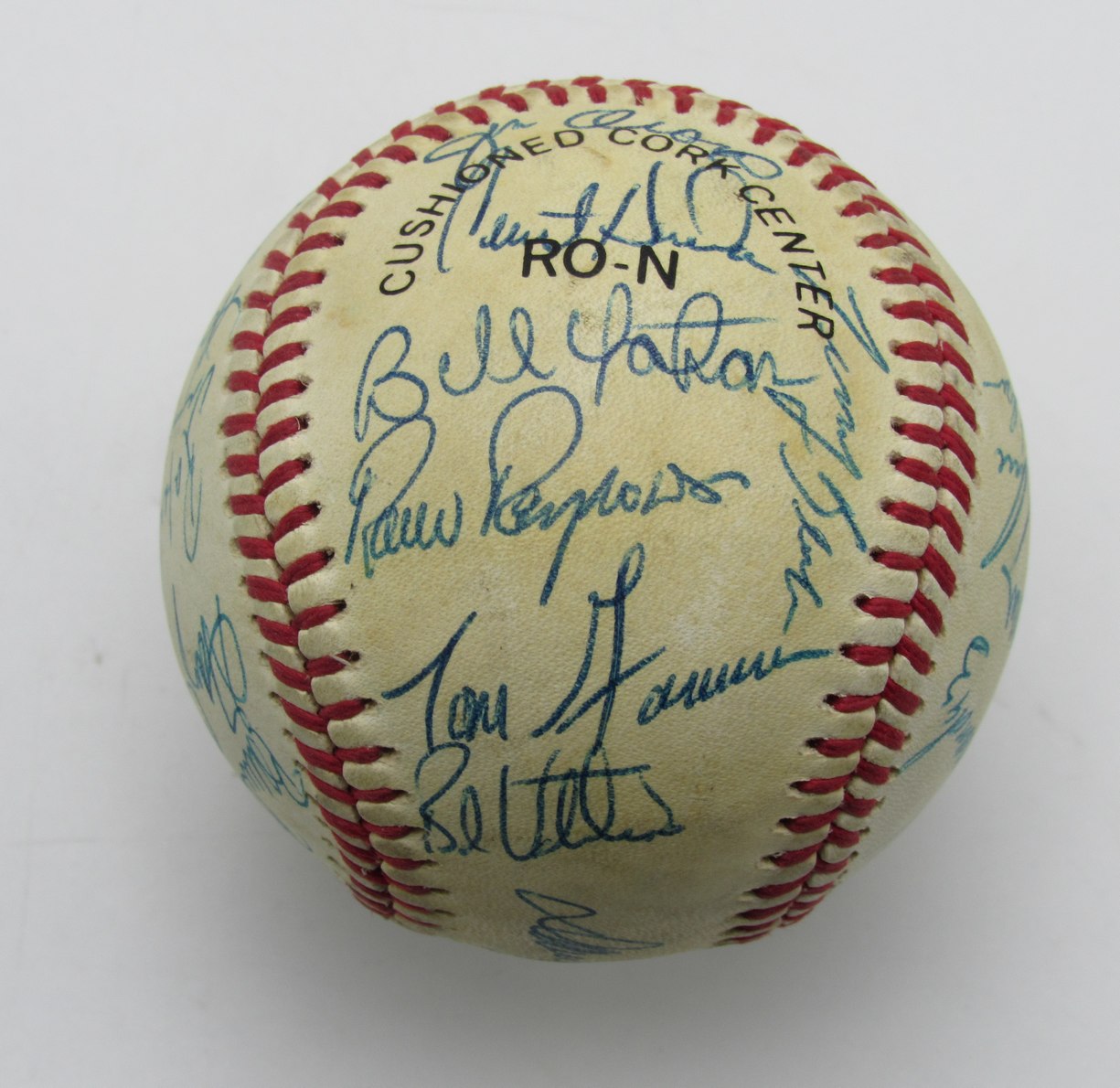 1985 New York Mets Team Signed by (27) ONL Baseball Carter Foster 196290