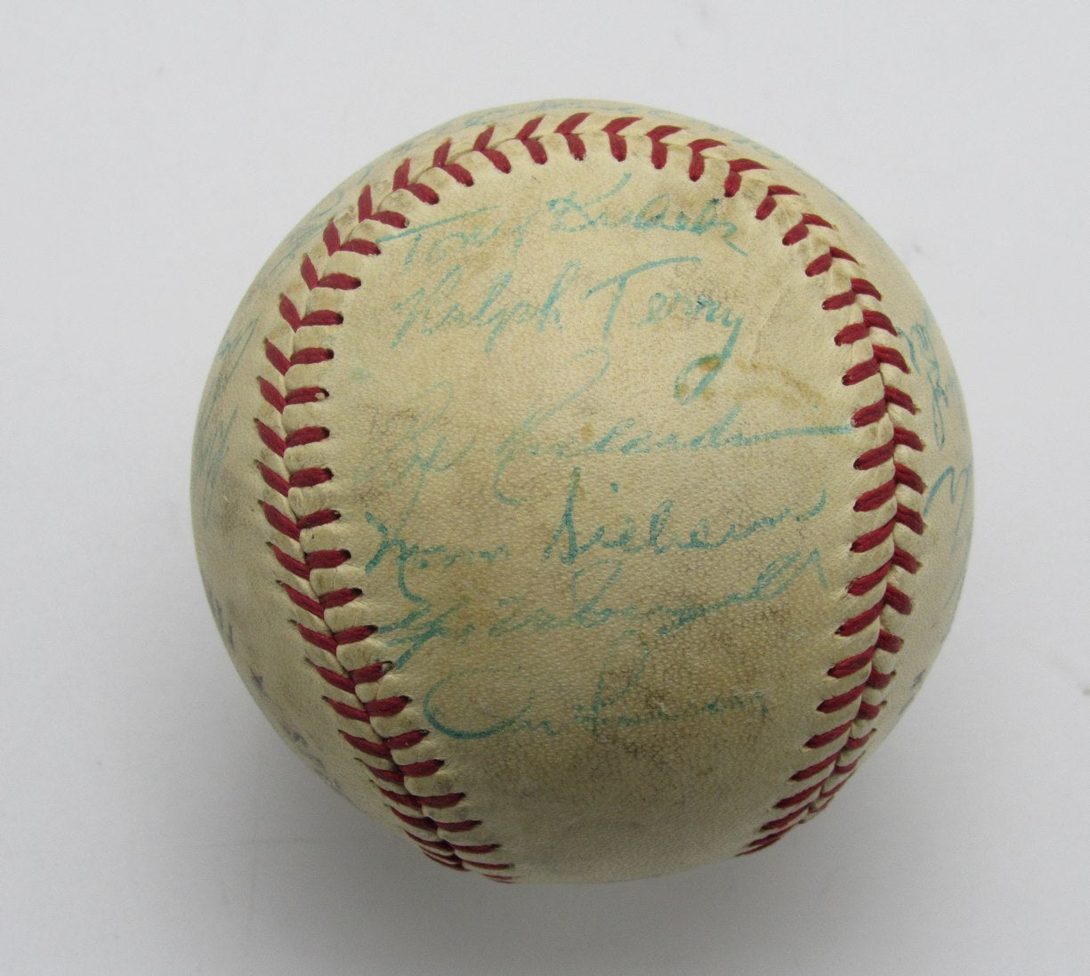 1959 Yankees Team Signed by (23) Tri-County League Baseball Mickey Mantle 196291