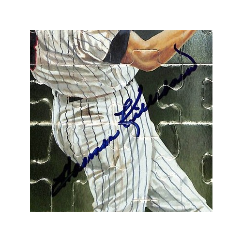 Harmon Killebrew HOF Signed/Auto 8x11 1991 Leaf Perez-Steel Photo Puzzle 198391
