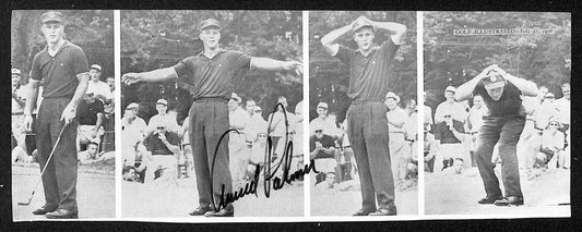 Arnold Palmer Signed 1958 Golf Illustrated Magazine Photo Collage JSA 198386