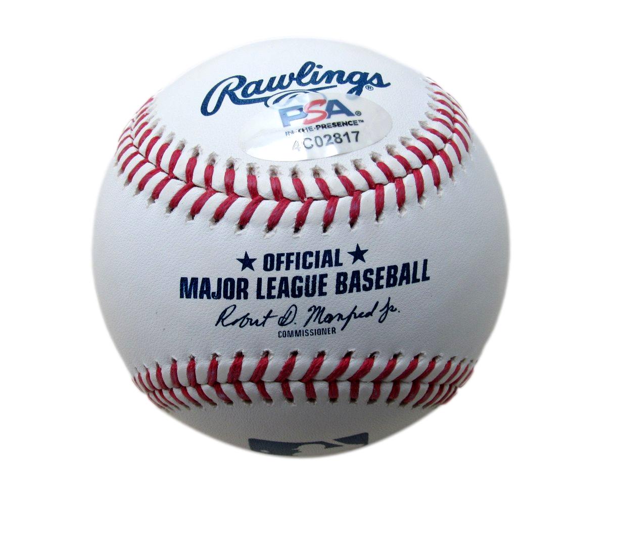 Nolan Ryan HOF Signed/Inscribed OML Baseball Astros Rangers PSA/DNA 198340