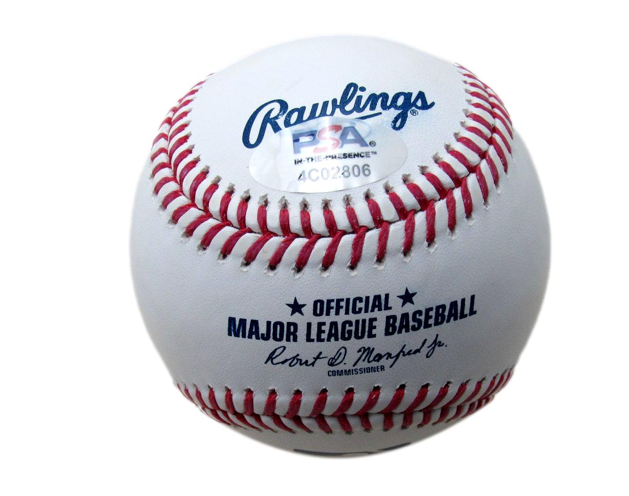 Nolan Ryan HOF Signed/Inscribed OML Baseball Astros Rangers PSA/DNA 198339
