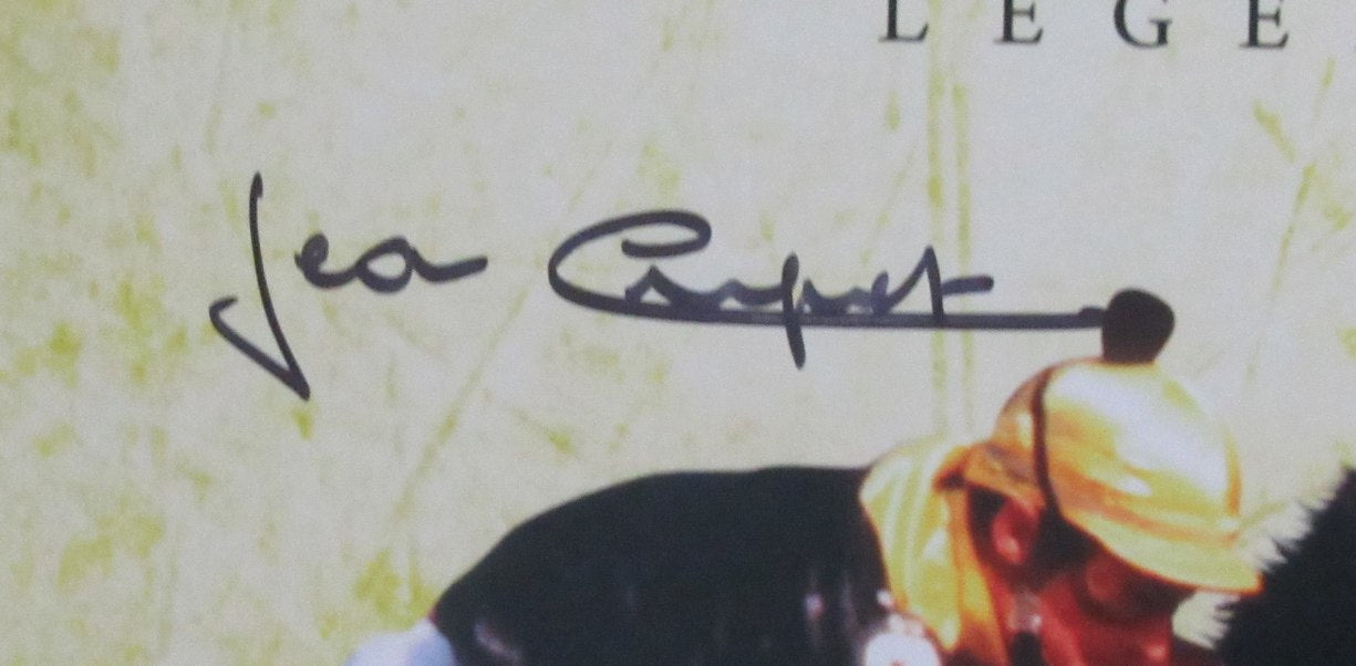 Jean Cruguet/Steve Cauthen Dual-Signed 16x20 Triple Crown Magic Photo MAB 198325