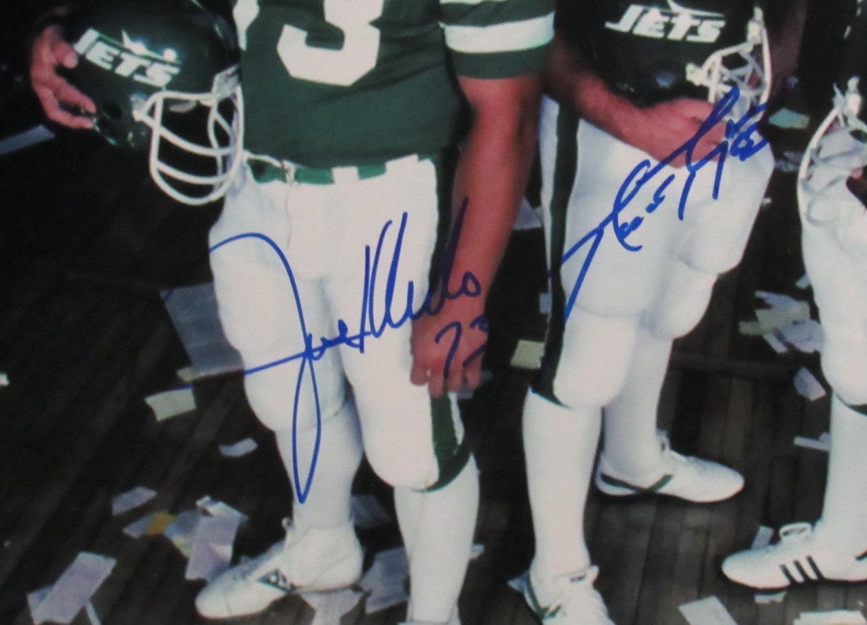 Joe Klecko/Marty Lyons Dual-Signed 16x20 New York Sack Exchange Photo MAB 198327
