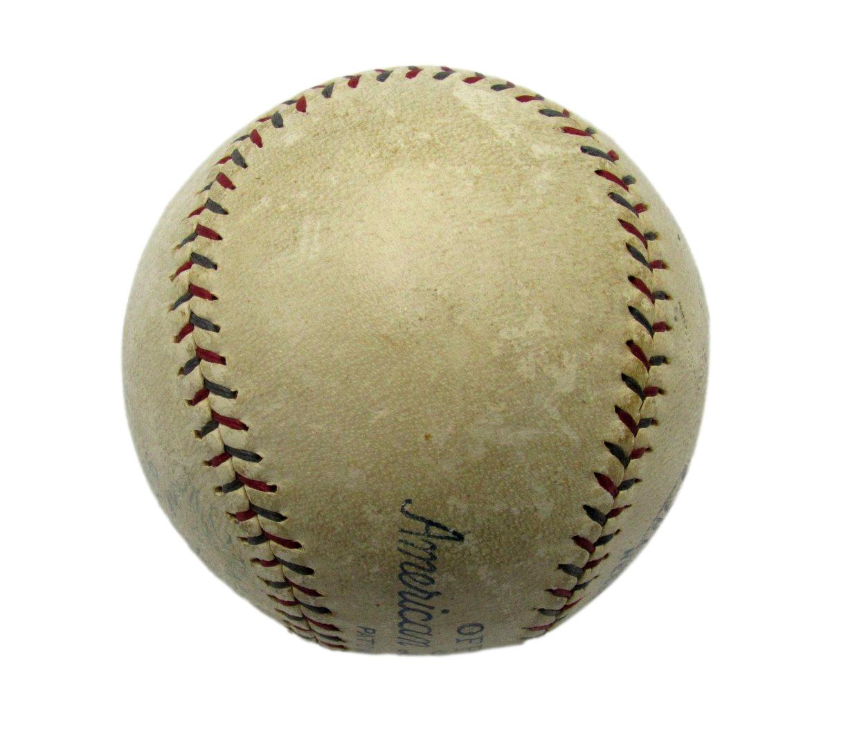 Babe Ruth/Eddie Collins/Zack Wheat/Ty Cobb Signed/Auto OAL Baseball JSA 198536