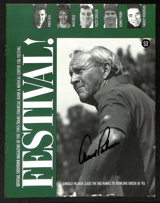Arnold Palmer Signed/Auto 8x10 Photo 1993 Bowling Green Festival JSA 198835