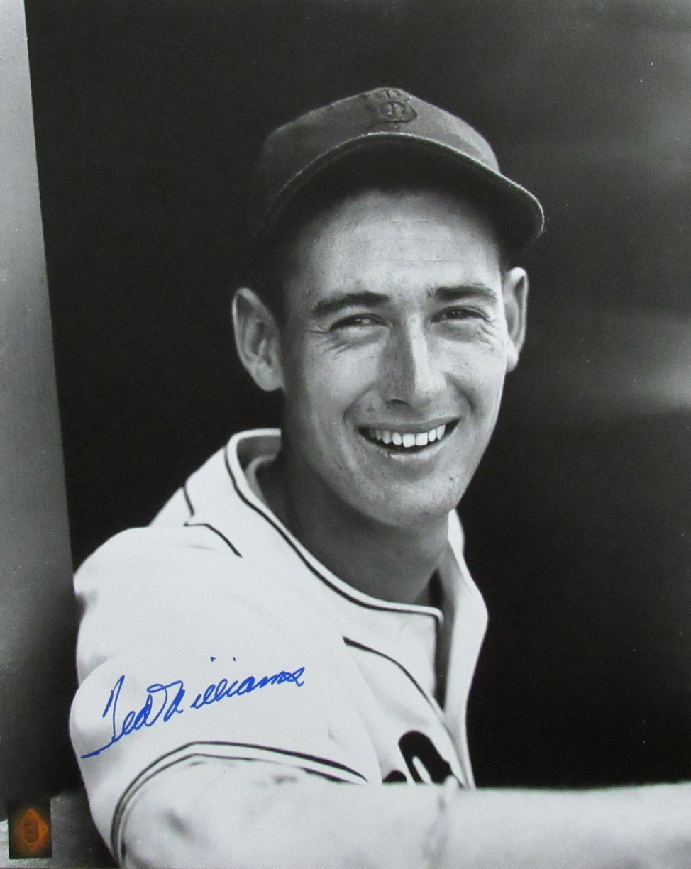Ted Williams HOF Signed/Autographed 16x20 B/W Photo Boston Red Sox TWF 198511