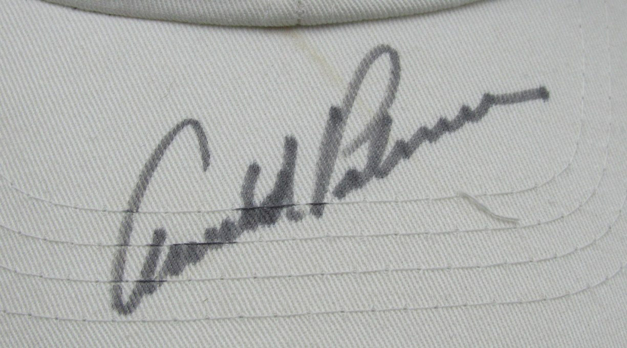 Arnold Palmer Signed/Autographed White PGA Tour Golf Hat JSA 198500