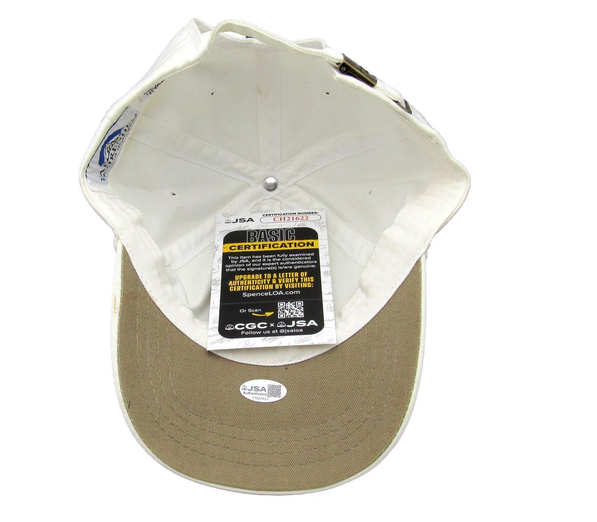 Arnold Palmer Signed/Autographed White PGA Tour Golf Hat JSA 198500