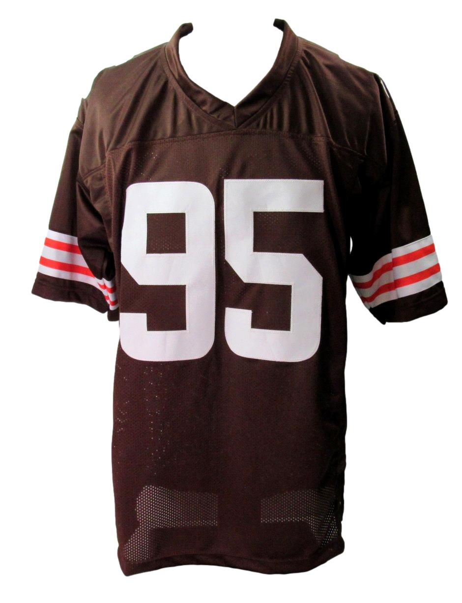 Miles Garrett Signed/Auto Custom Football Jersey Browns BAS/Beckett 198323