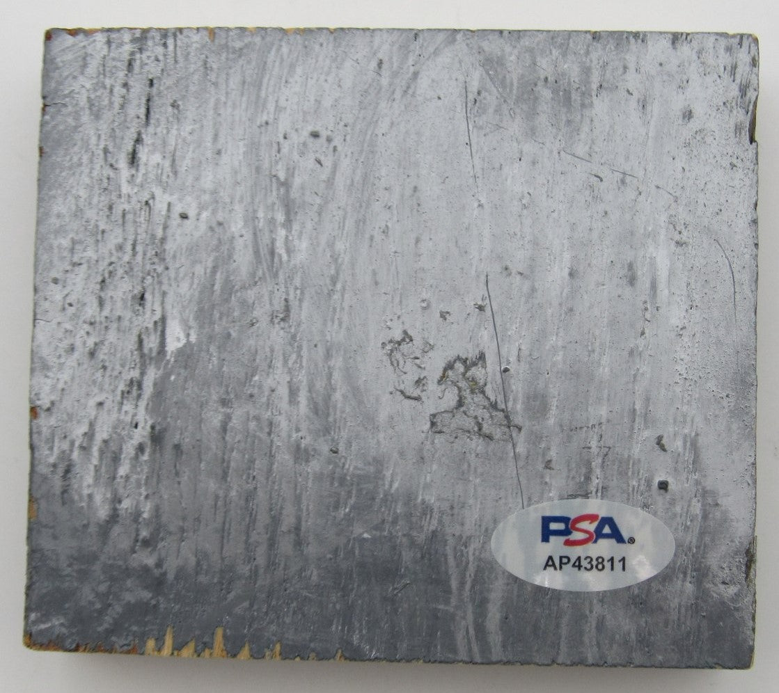 Bob Cousy/Bill Russell Dual-Signed Boston Garden Parquet Floor 4x4 PSA/DNA 19742