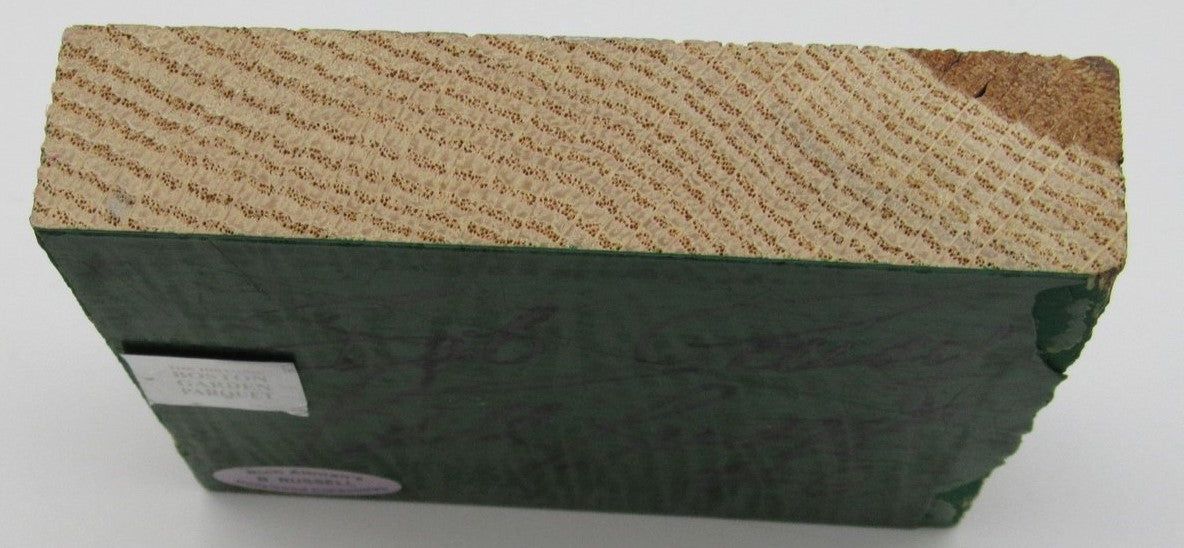 Bob Cousy/Bill Russell Dual-Signed Boston Garden Parquet Floor 4x4 PSA/DNA 19742