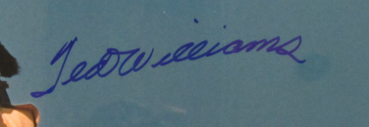 Ted Williams HOF Signed/Autographed 20x24 Photo Fighter Pilot Boston TWF 198539