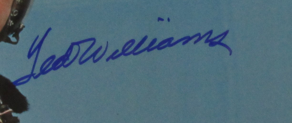 Ted Williams HOF Signed/Autographed 20x24 Photo Fighter Pilot Boston TWF 198542