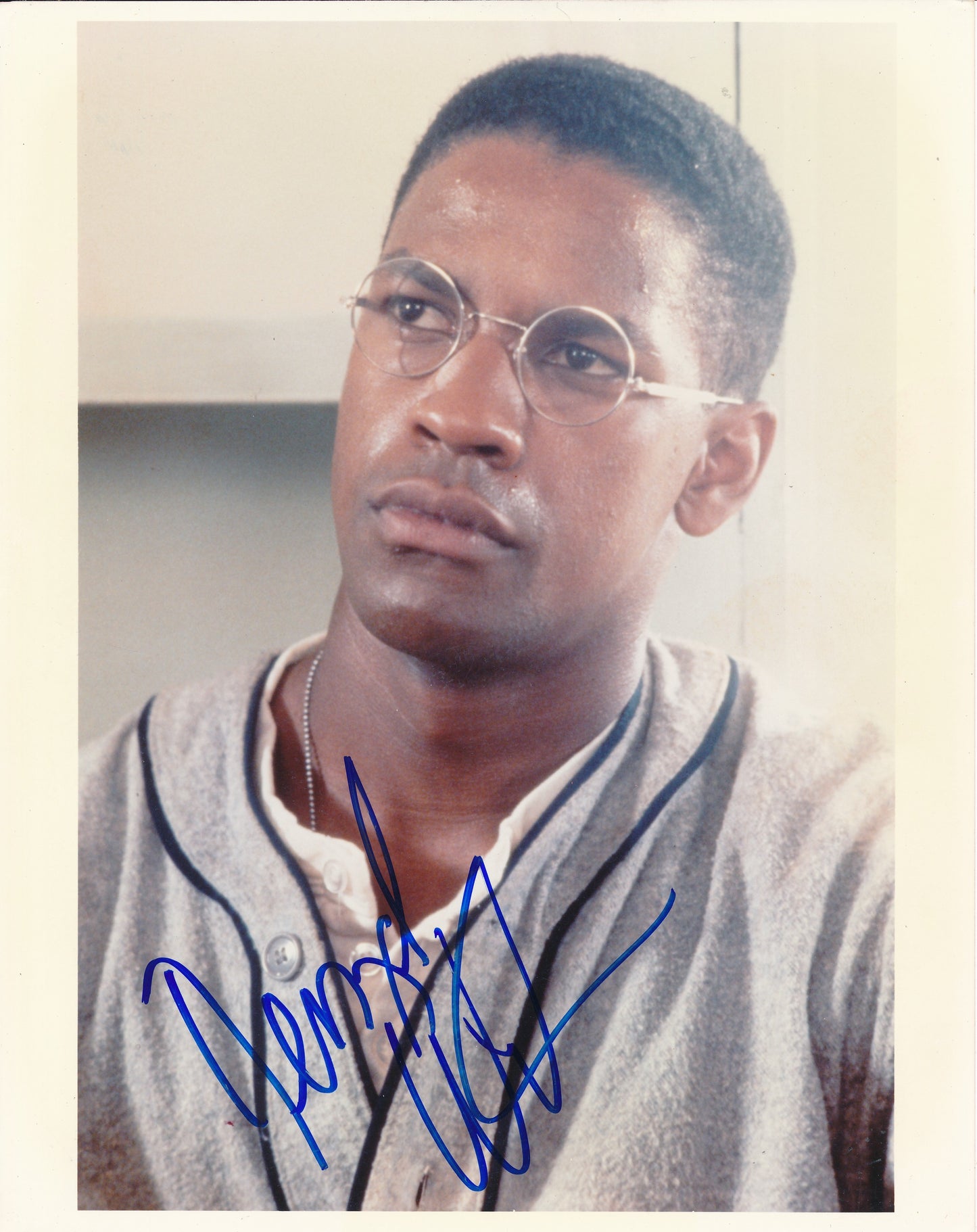 Denzel Washington Signed/Autographed 8x10 Photo Actor BAS/Beckett 198909