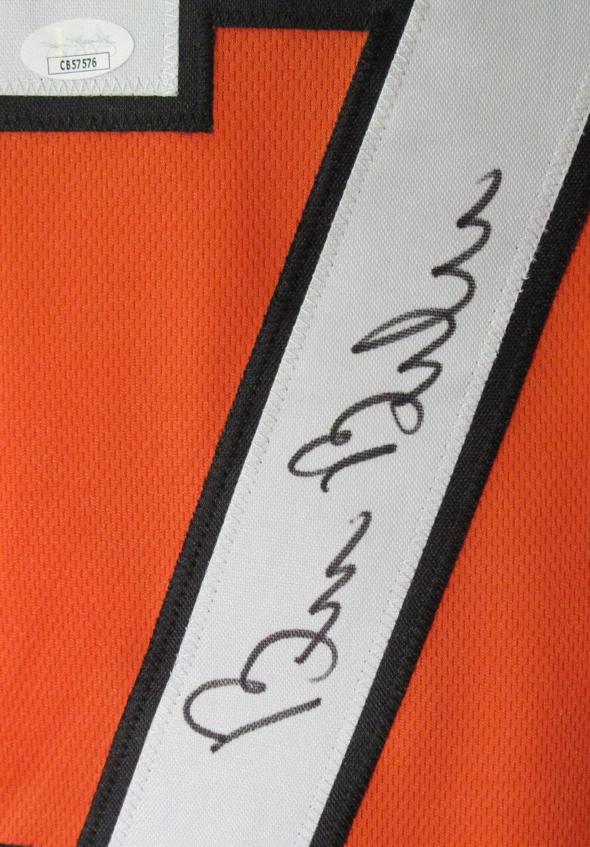 Bill Barber HOF Signed/Inscr Custom Hockey Jersey Philadelphia Flyers JSA 198317