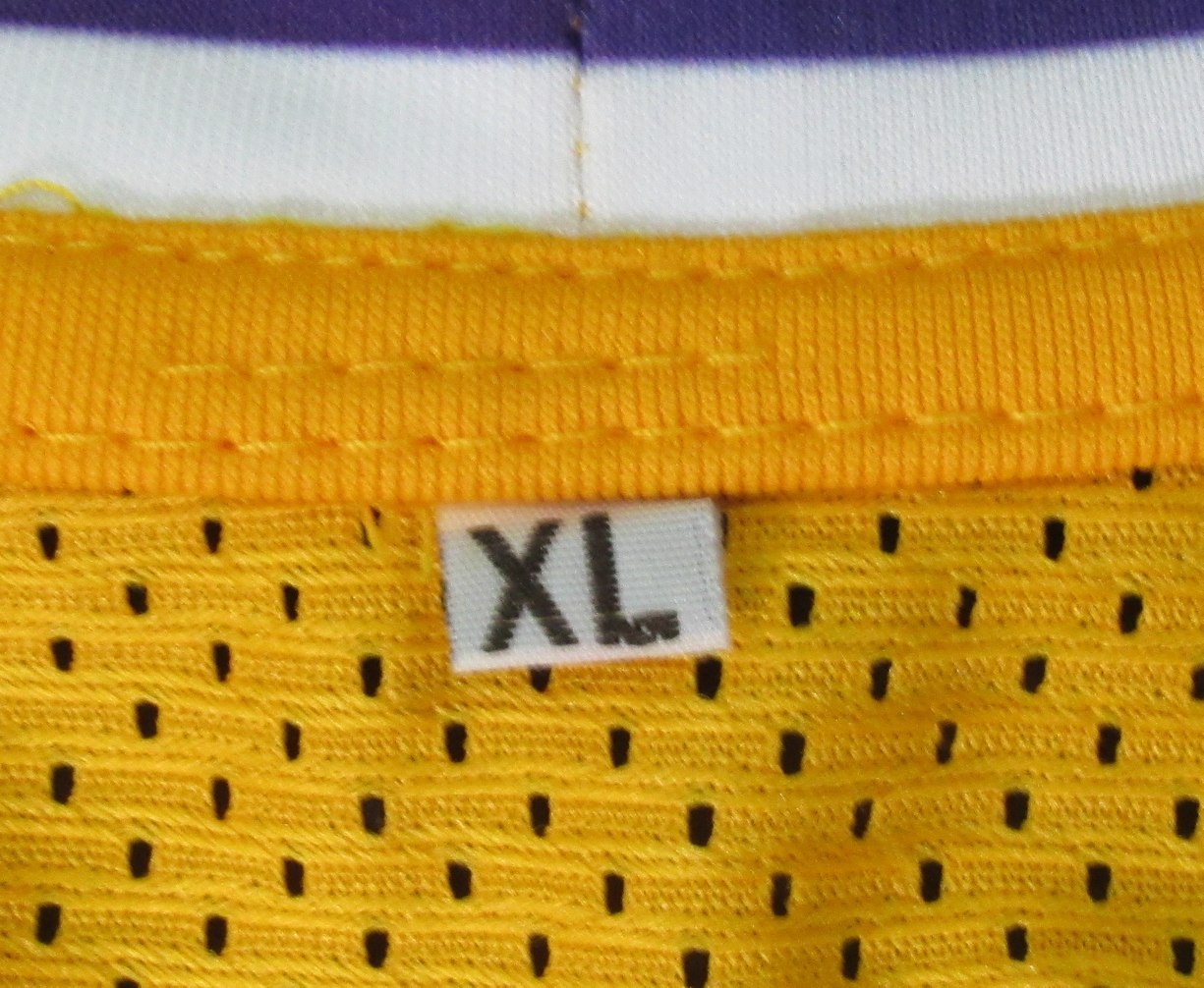 Shaquille O'Neal HOF Autographed Gold Custom Jersey Lakers Beckett 198322