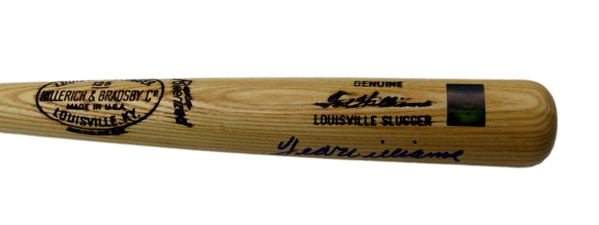 Ted Williams HOF Signed/Auto Louisville Slugger Baseball Bat Red Sox TWF 198559