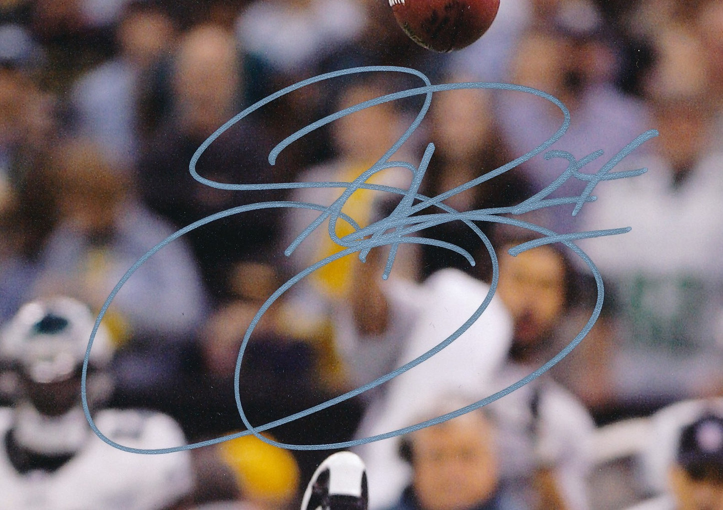 Sheldon Brown Signed/Autographed 8x10 Photo "The Hit" Eagles BC Sports 198915