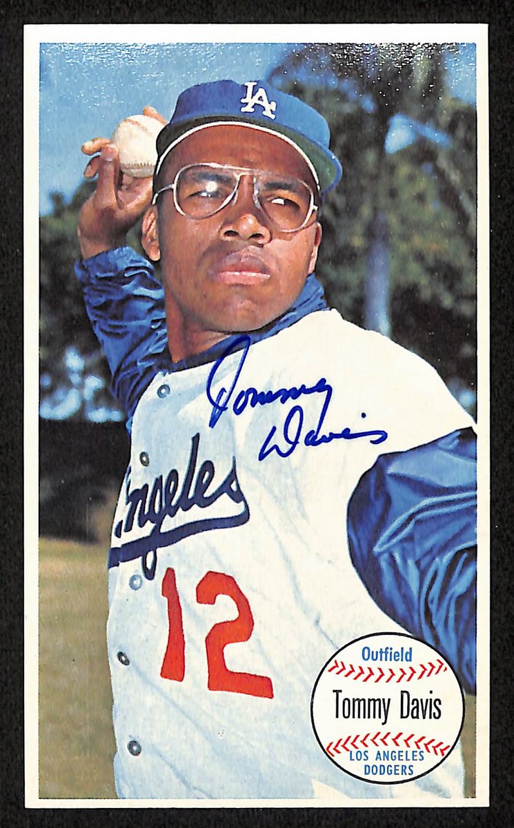 Tommy Davis Signed/Auto 1964 TOPPS Giants Card #43 Los Angeles Dodgers 199209
