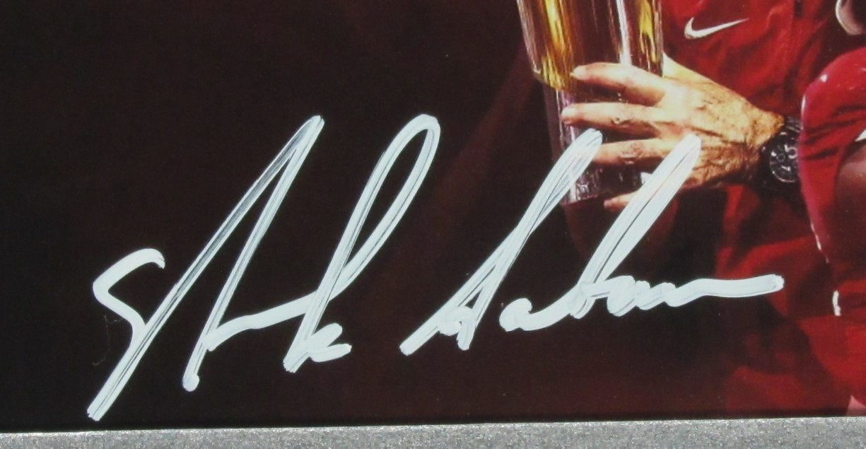 Nick Saban Signed/Autographed 8x10 Photo Alabama Coach Framed JSA 198592