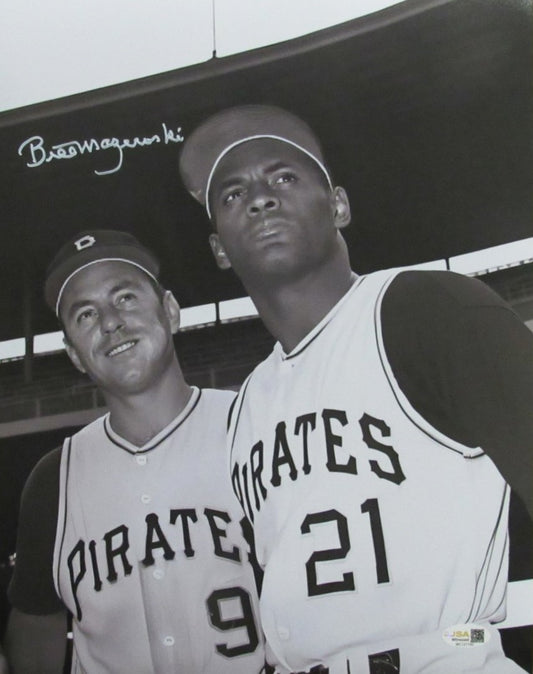 Bill Mazeroski HOF Signed/Auto 11x14 B/W Photo Pittsburgh Pirates JSA 198588