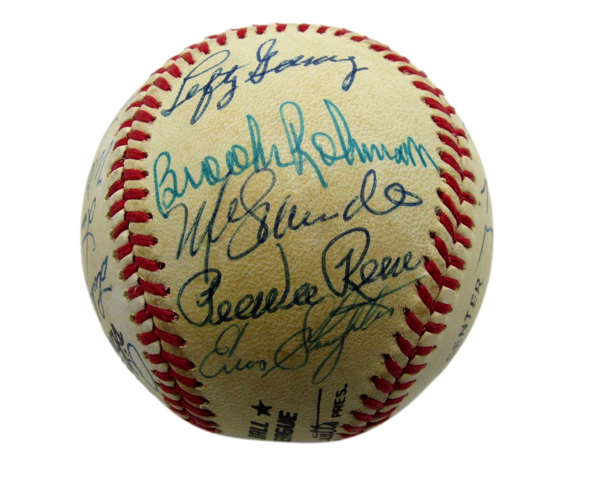 Hall of Famers Multi-Signed by (19) Players ONL Baseball 198570