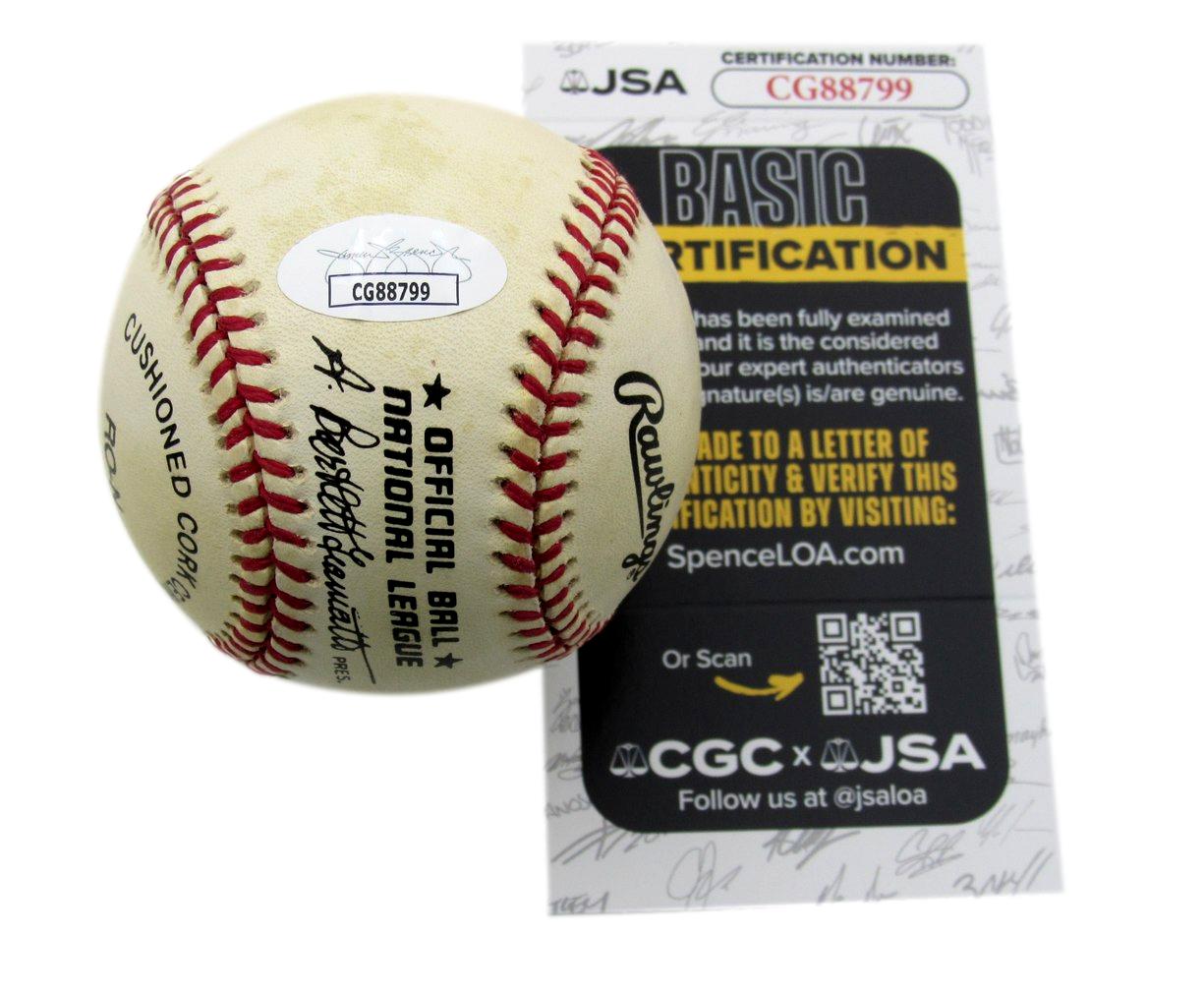 Tot Pressnell Signed/Autographed ONL Baseball Brooklyn Dodgers JSA 199443
