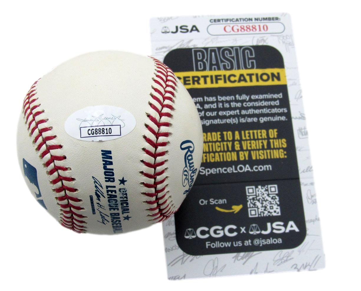 Marty Kutyna Signed/Autographed OML Baseball Kansas City Athletics JSA 199445