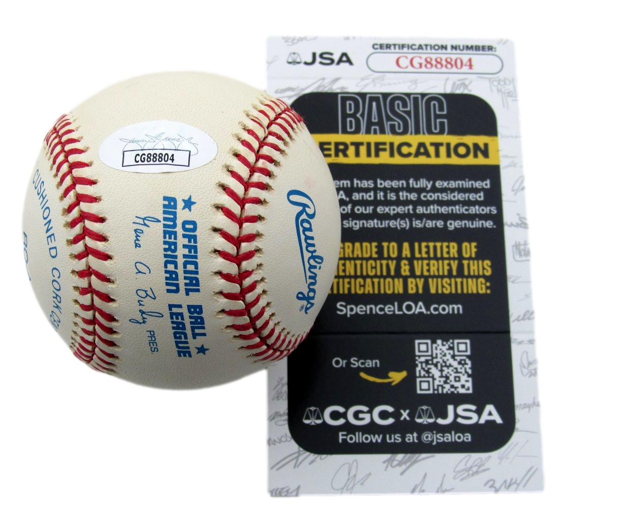 Crash Davis Signed/Autographed OAL Baseball Philadelphia Athletics JSA 199447