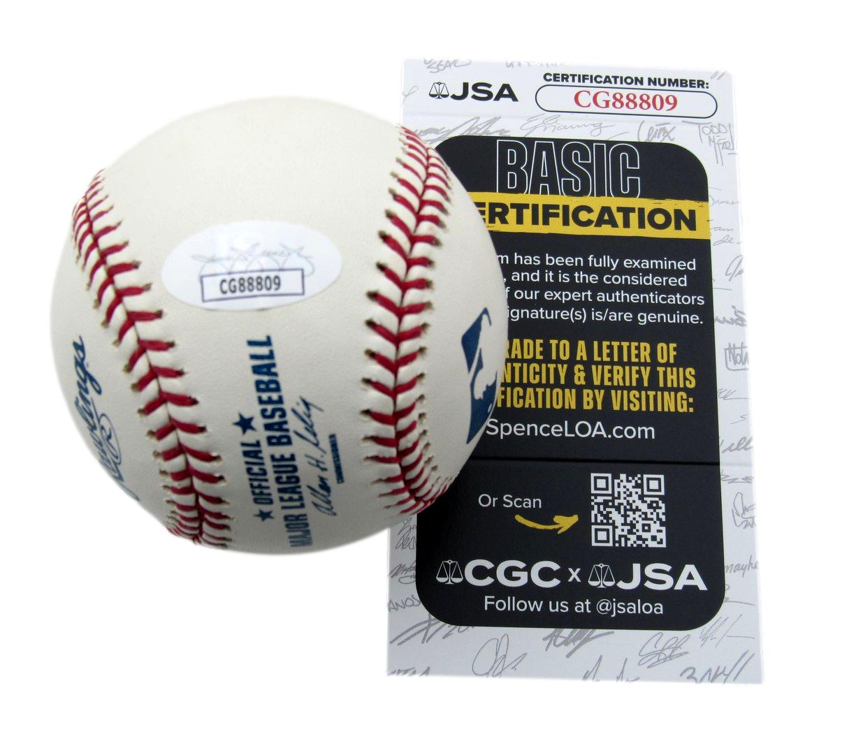 George Yankowski Signed/Auto OML Baseball Philadelphia Athletics JSA 199451