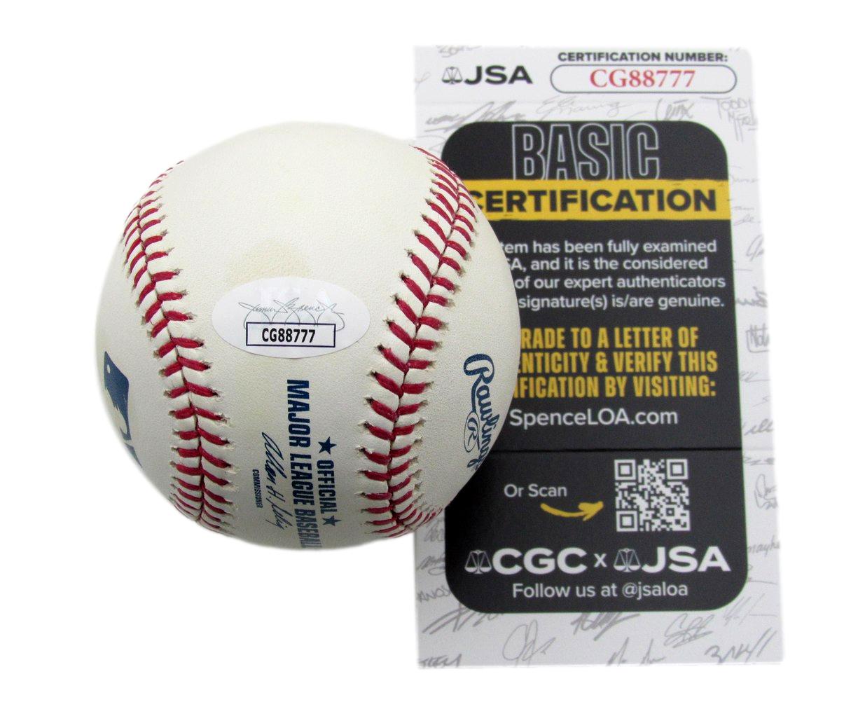 Joe Girardi Signed/Autographed OML Baseball New York Yankees JSA 199456
