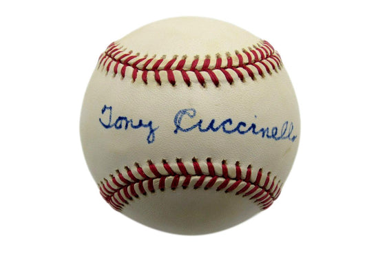 Tony Cuccinello Signed/Autographed ONL Baseball Brooklyn Dodgers JSA 199465