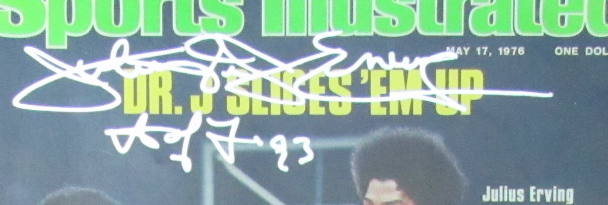 Julius Erving HOF Signed 5/17/76 Sports Illustrated Magazine 76ers UDA 199491