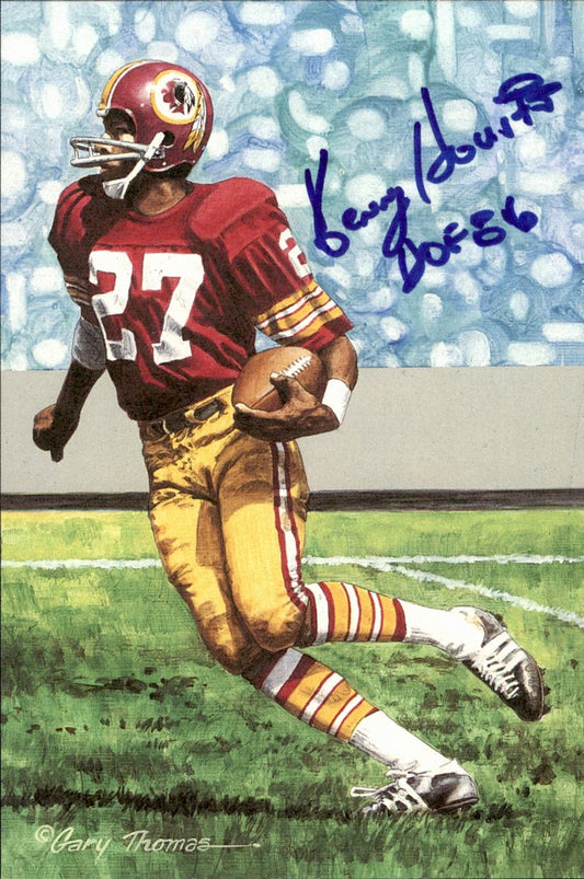 Ken Redskins HOF Autographed Goal Line Art GLAC Postcard JSA