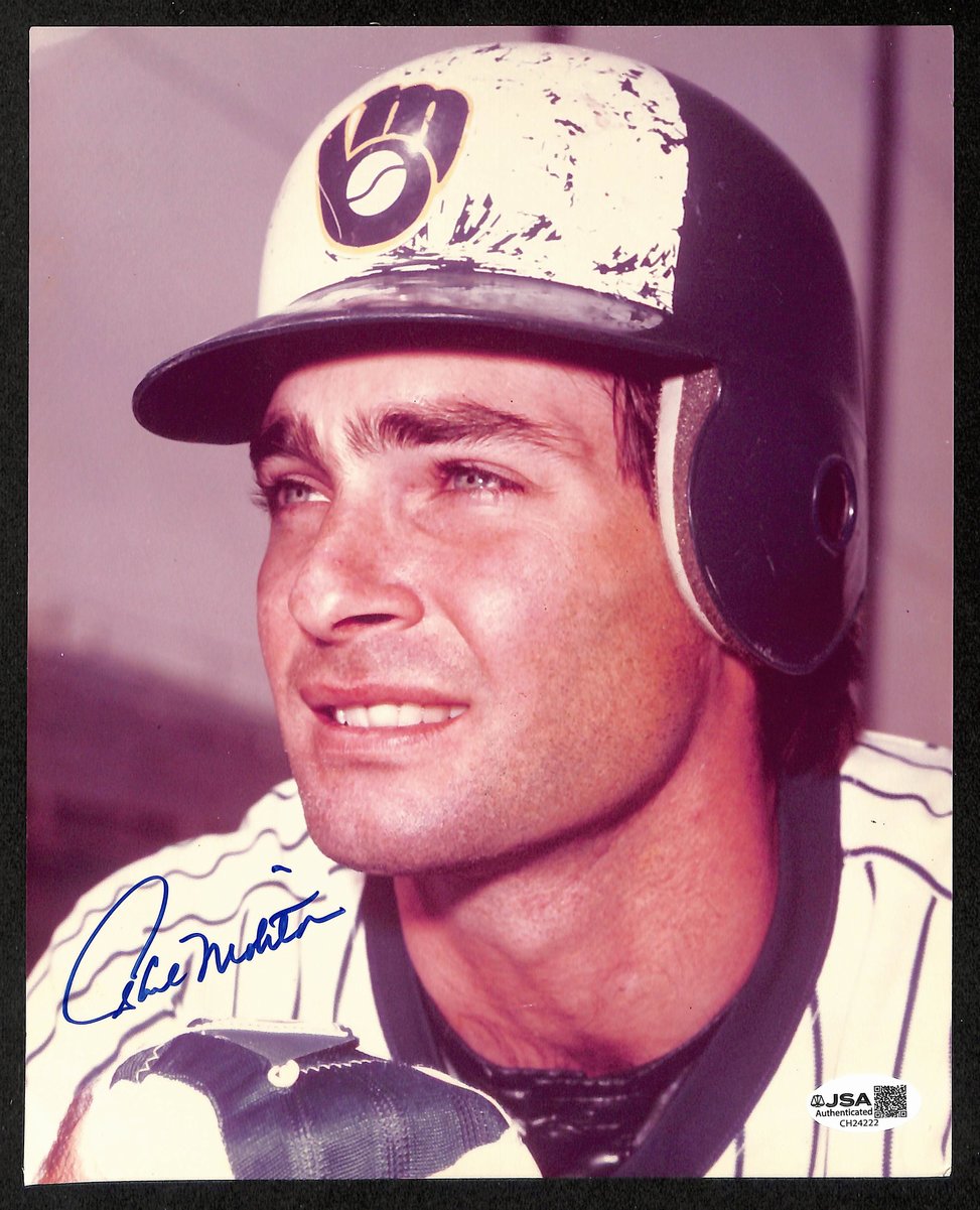 Paul Molitor HOF Signed/Autographed 8x10 Photo Milwaukee Brewers JSA 199349