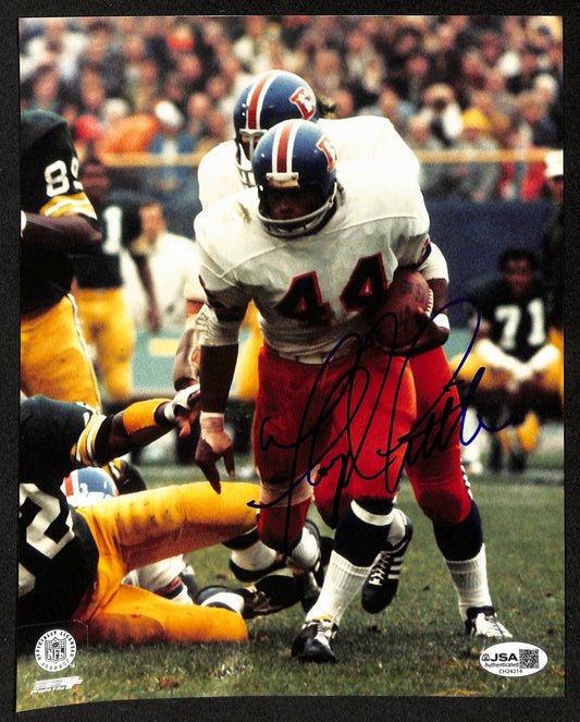Floyd Little HOF Signed/Autographed 8x10 Photo Denver Broncos JSA 199357