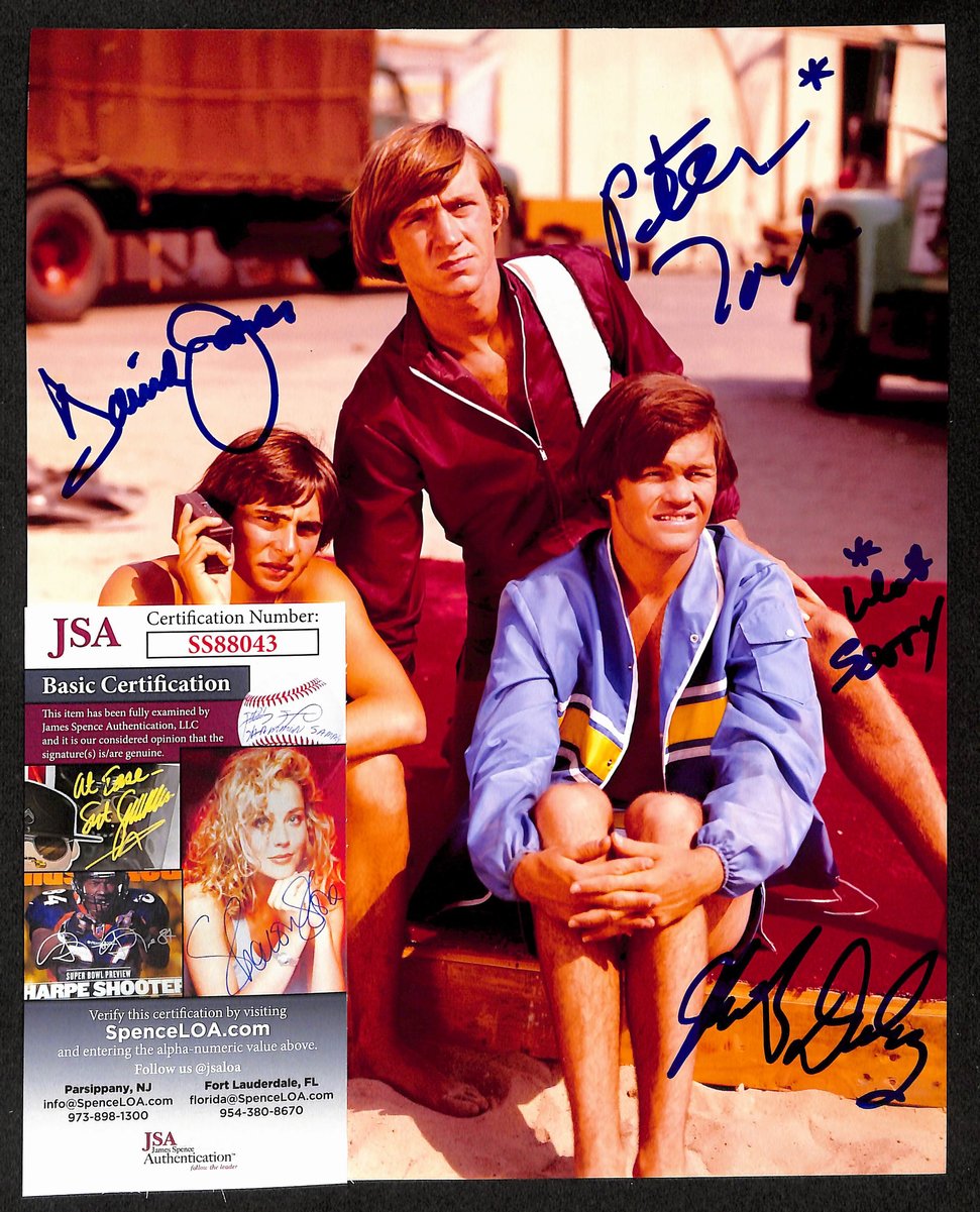 "The Monkees" Multi-Signed/Autographed by (3) 8x10 Photo JSA 199368