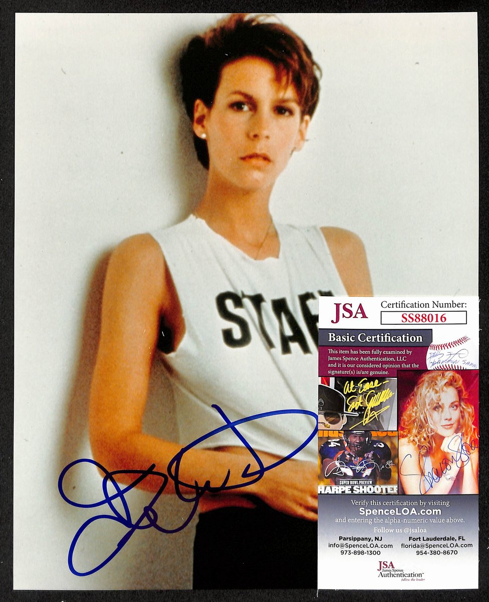 Jamie Lee Curtis Actress Signed/Autographed 8x10 Photo JSA 199370