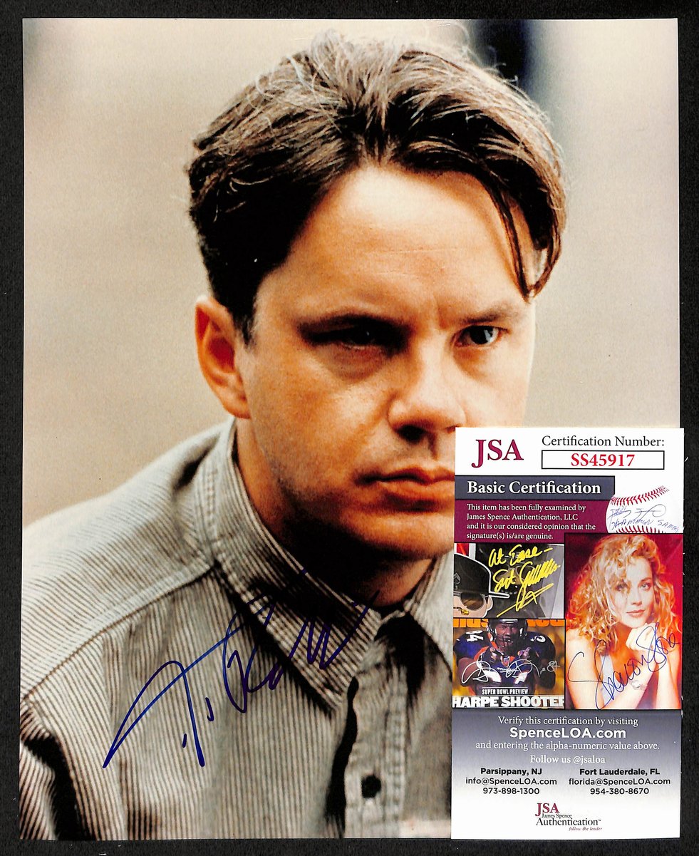 Tim Robbins Actor "Shawshank Redemption" Signed/Auto 8x10 Photo JSA 199381