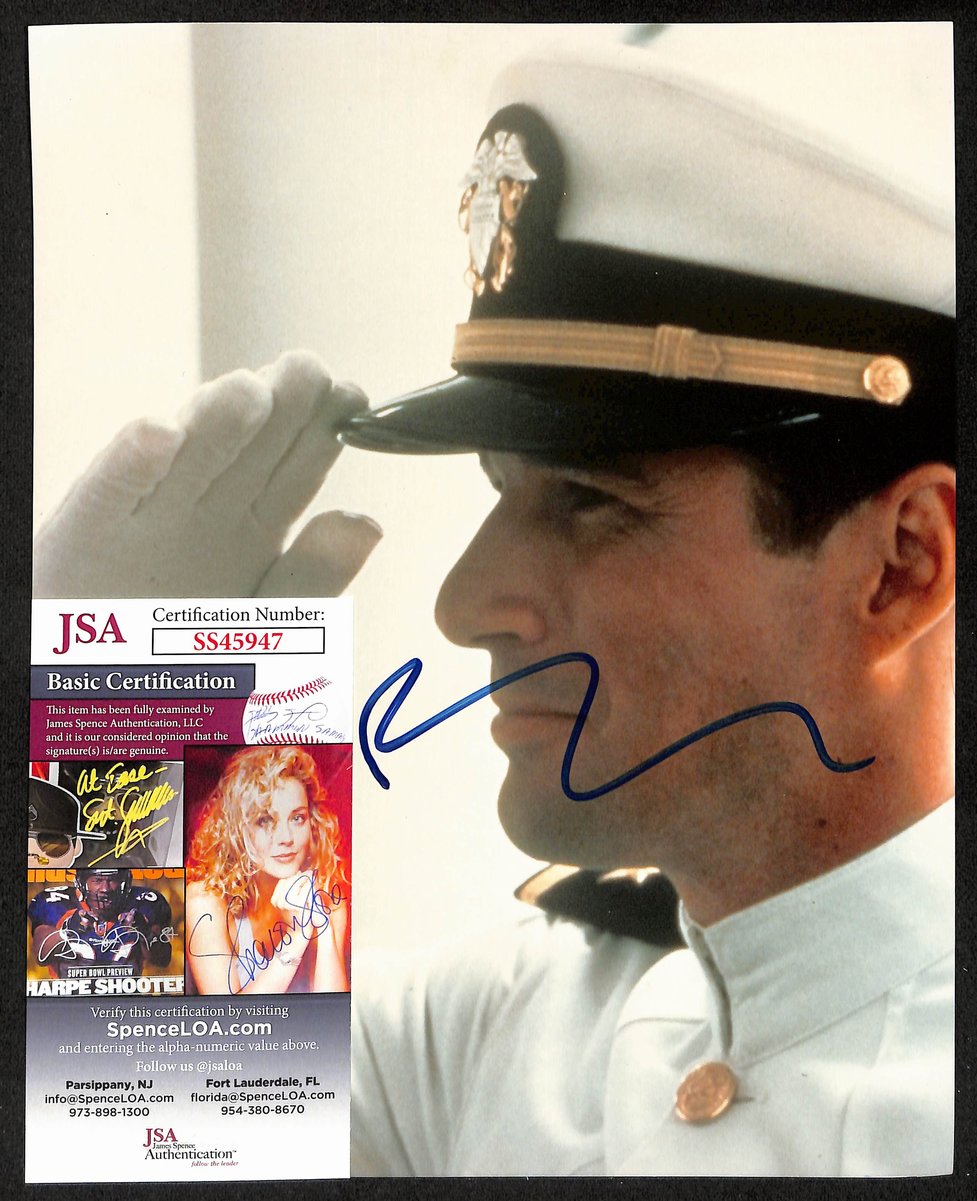Richard Geer Actor "Officer and a Gentleman" Signed/Auto 8x10 Photo JSA 199382