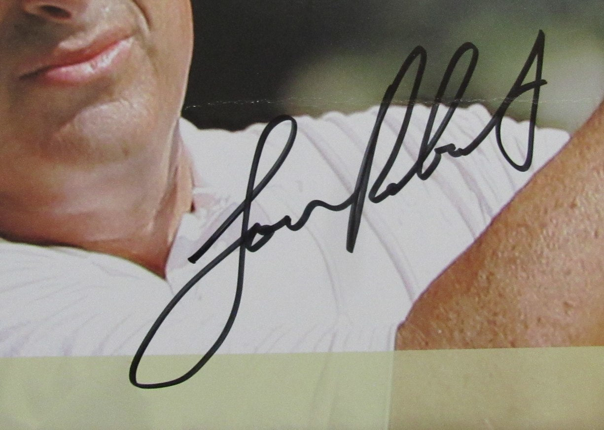 2007 Golf Poster Multi-Signed (8) Palmer Nicklaus Watson Player 24X36 Photo PSA