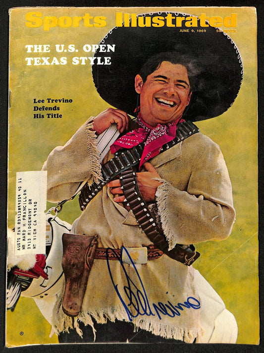 Lee Trevino Signed/Autographed 6/9/1969 Sports Illustrated Magazine JSA 199388