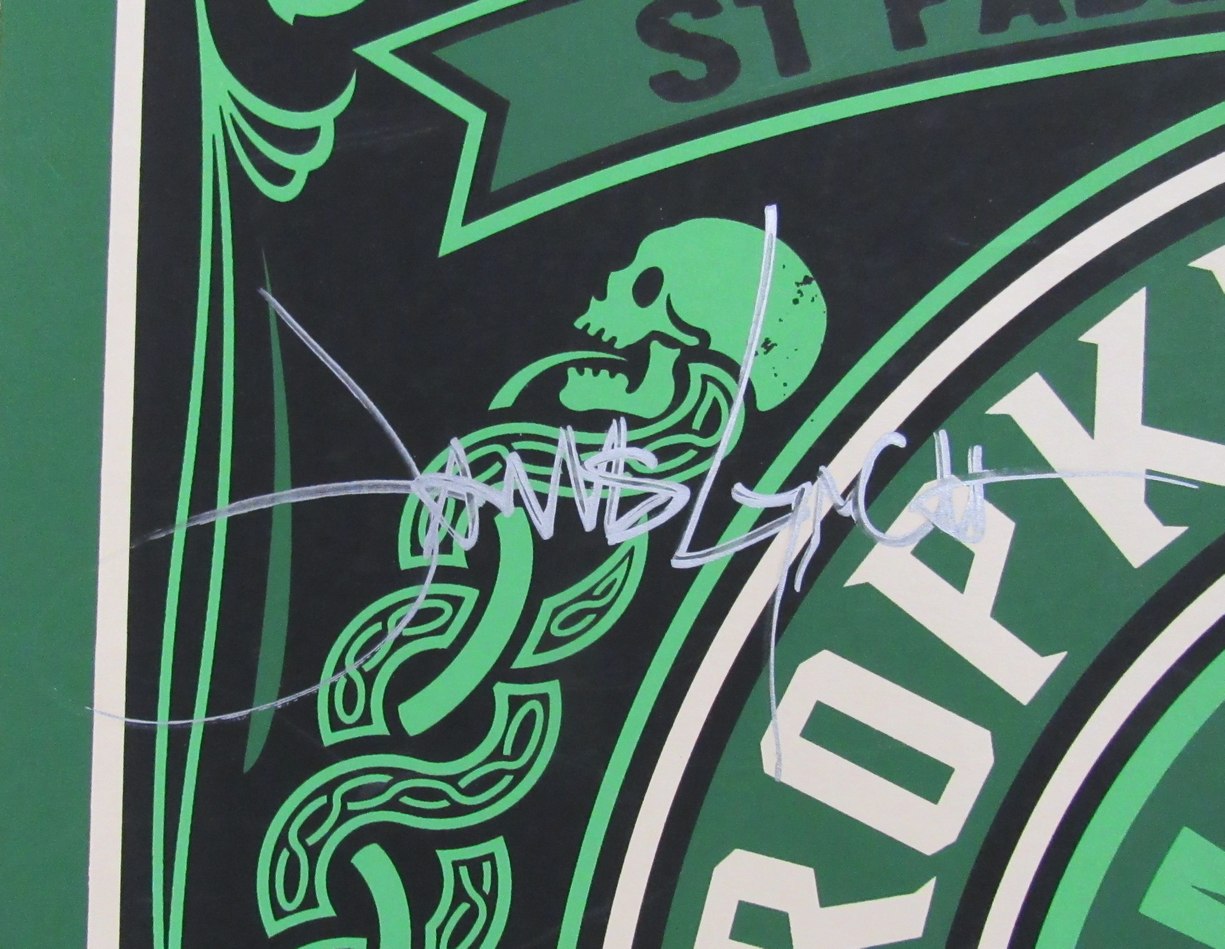 Dropkick Murphys Multi Signed by 6 St Patricks Boston 2011 Show Poster PSA 95852