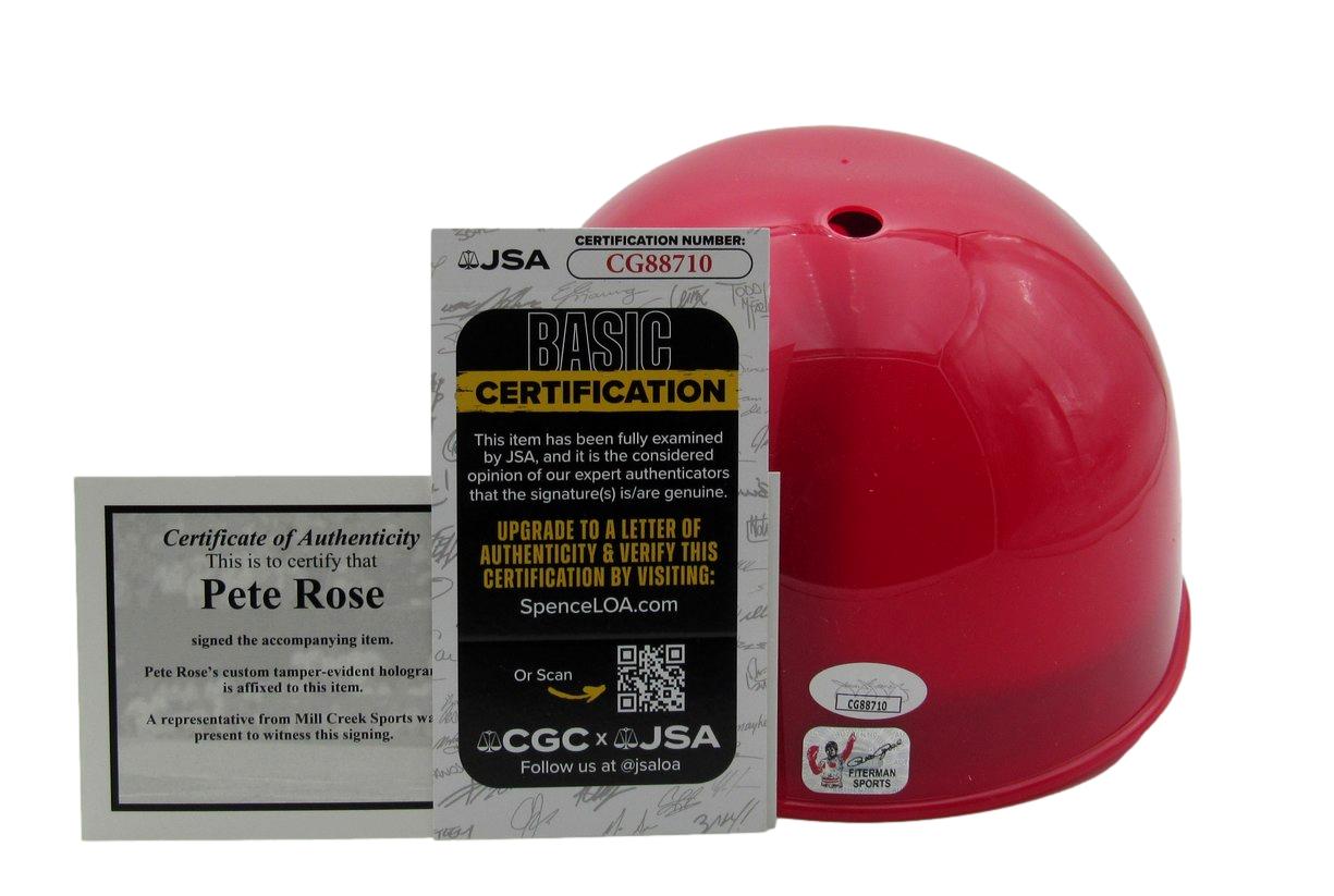 Pete Rose Signed/Autographed Full Size Batting Helmet Cincinnati Reds PSA 199557