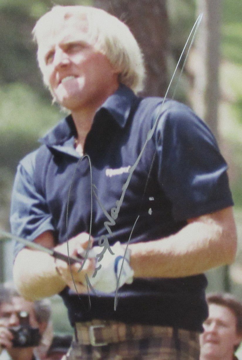 Jack Nicklaus/Arnold Palmer/Greg Norman Multi-Signed/Auto 8x10 Photo PSA 199551