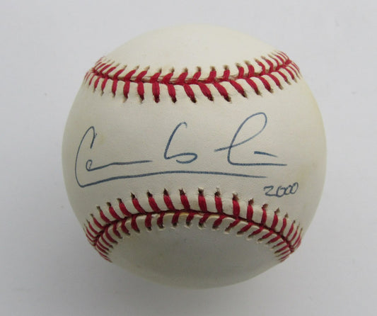 Carlos Lee Signed/Autographed OAL Baseball Chicago White Sox 199592